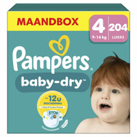 Pampers Baby Dry luiers maat 4 - 204 stuks