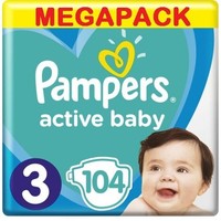 Pampers Active Baby Dry luiers maat 3 - 104 stuks