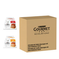 48 x 57 g Revelations Mousse rund en kip Gourmet kattenvoer