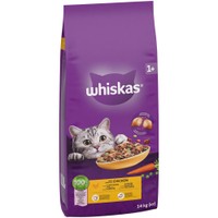 Whiskas 1+ Gevogelte Selectie Kip kattenbrokken - 14 kg
