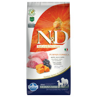 Farmina N&D Pumpkin Pompoen, Lam & Bosbes volwassen Medium & Maxi Graanvrije hondenbrokken - 24 kg