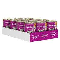 Whiskas 1+ gevogelte in terrine natvoer voor katten - 9,6 kg