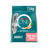 Purina One Adult zalm en volkoren granen kattenbrokken - 7,5 kg