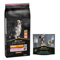Purina Pro Plan Medium & Large volwassen 7+ hondenbrokken voor een gevoelige huid - 14,35 kg