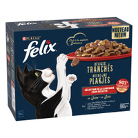 Felix Heerlijke Plakjes in Gelei Farm Selectie natvoer voor katten - 960 gram