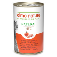 Almo Nature HFC Natural kip met pompoen natvoer voor katten - 2,52 kg