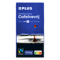 PLUS Eco cafeïnevrij gemalen koffie - 500 gram