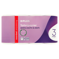 PLUS Neutraal toiletpapier 3-laags - 16 rollen