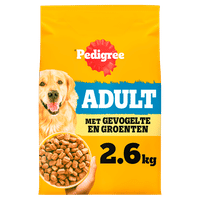 Pedigree Adult gevogelte en groente hondenbrokken - 2,6 kg