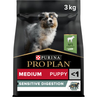 Purina Pro Plan Medium Puppy Sensitive Digestion lam hondenbrokken - 3 kg