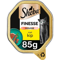 Sheba Finesse Mousse met kip natvoer voor katten - 85 gram