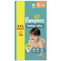 Pampers Baby Dry luiers maat 3 - 150 stuks