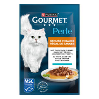 Gourmet Perle Genieten in saus tonijn natvoer voor katten - 4,42 kg