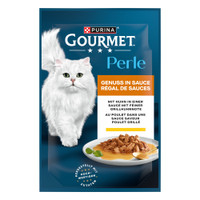 Gourmet Perle Genieten in saus kip natvoer voor volwassen katten - 4,42 kg