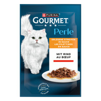 Gourmet Perle rundvlees natvoer voor katten - 4,42 kg