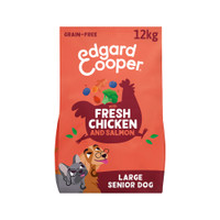 Edgard & Cooper Senior Graanvrij Kip & Zalm hondenbrokken - 12 kg