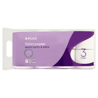 PLUS Classic toiletpapier 3-laags - 8 rollen