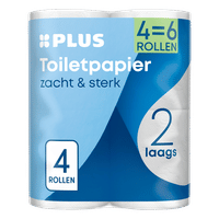 PLUS Classic maxi toiletpapier 2-laags - 4 rollen