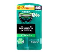 Wilkinson Xtreme 3 Sensitive Comfort - 8 wegwerpmesjes