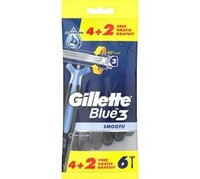 Gillette Blue3 Smooth - 6 wegwerpmesjes