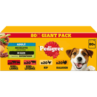 Pedigree Adult Mix Selectie in saus, natvoer voor honden - 8 kg