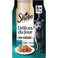 Sheba Délices du Jour visselectie in gelei natvoer voor katten - 300 gram