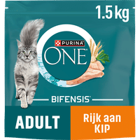 Purina One Adult rijk aan kip kattenbrokken - 1,5 kg
