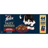 Felix Heerlijke Reepjes Farm Selectie natvoer voor volwassen katten - 3,52 kg