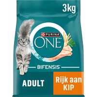Purina One Adult rijk aan kip kattenbrokken - 3 kg