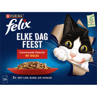 Felix Elke Dag Feest Countryside natvoer voor katten - 1,02 kg
