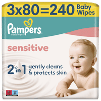 Pampers Sensitive babydoekjes - 240 stuks