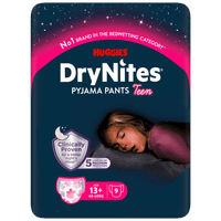 Huggies DryNites nachtluiers meisjes 8-15 jaar - 9 stuks