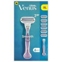 Gillette Venus Smooth Start scheersysteem + 6 navulmesjes