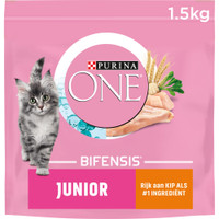 Purina ONE Junior kattenbrokken met kip en volkoren granen - 6 kg