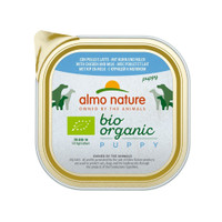 Almo Nature Bio Organic Puppy kip en melk natvoer voor honden - 5,4 kg