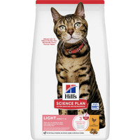 Hill's Science Plan Light volwassen kattenbrokken met kip - 1,5 kg
