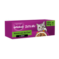 Whiskas Tasty Mix 1+ Keuze van de chef natvoer voor katten - 5,1 kg