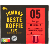 Jumbo Lungo Originale koffiecups - 40 stuks