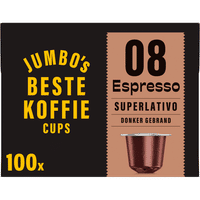 Jumbo Premium Espresso Superlativo koffiecups - 100 stuks