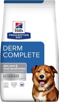 Hill's Prescription Diet Derm Complete hondenbrokken voor middelgrote & grote rassen - 12 kg
