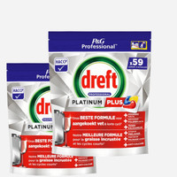 Dreft Platinum Plus Lemon All in 1 - 118 vaatwastabletten