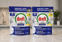 Dreft Platinum Lemon All-in One - 162 vaatwastabletten