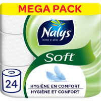 Nalys Soft Hybride toiletpapier 2-laags - 24 rollen