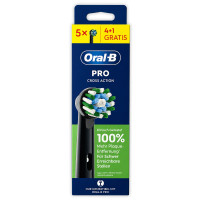 Oral-B Pro CrossAction zwarte opzetborstels - 5 stuks