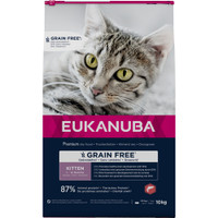 Eukanuba Grain Free Kitten zalm kattenbrokken - 10 kg