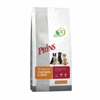 Prins Fit Selection Kip & Rijst volwassen hondenbrokken - 14 kg