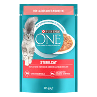 Purina One Sterilcat zalm & wortel natvoer voor volwassen katten - 4,42 kg