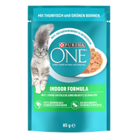 Purina One Binnenkatten Tonijn & Sperziebonen natvoer voor volwassen katten - 2,21 kg