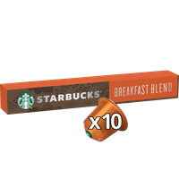 Starbucks Breakfast Blend Nespresso-cups - 10 stuks