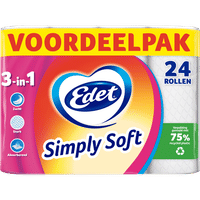 Edet Simply Soft toiletpapier 2-laags - 24 rollen
